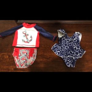 3-6 month bathing suit lot